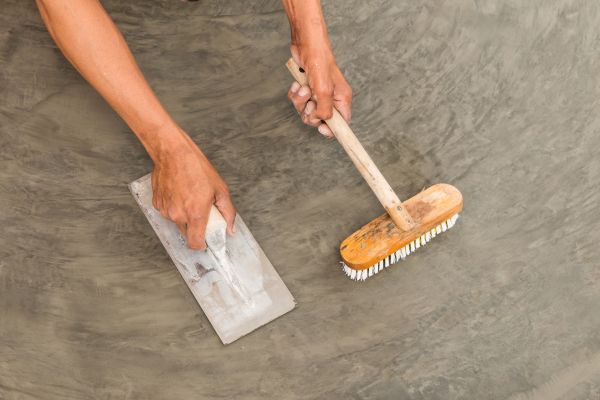 Driveway Concrete Staining in Manteca