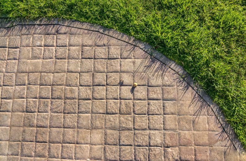 Spring Stamped Concrete